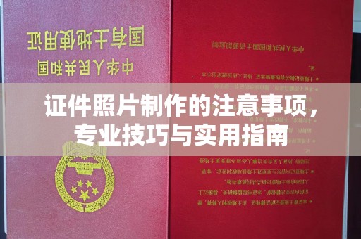 遂平证件照片制作的注意事项，专业技巧与实用指南