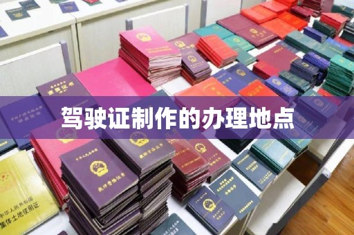 遂平驾驶证制作的办理地点