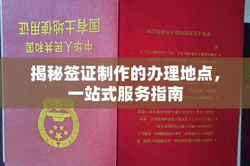 遂平揭秘签证制作的办理地点，一站式服务指南
