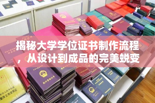 遂平揭秘大学学位证书制作流程，从设计到成品的完美蜕变