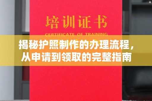 遂平揭秘护照制作的办理流程，从申请到领取的完整指南