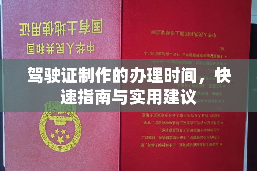 遂平驾驶证制作的办理时间，快速指南与实用建议