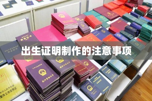 遂平出生证明制作的注意事项