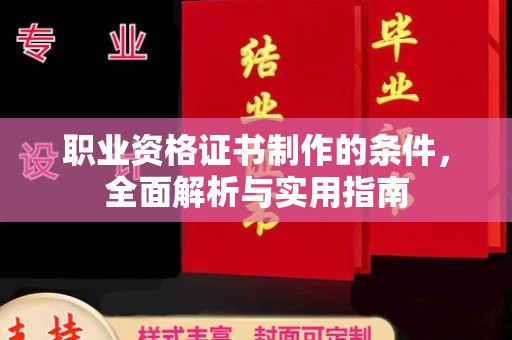 遂平职业资格证书制作的条件，全面解析与实用指南