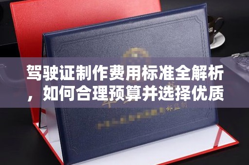 遂平驾驶证制作费用标准全解析，如何合理预算并选择优质服务？